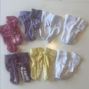 Squid Socks - Set of 7 size 6-12 months